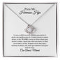 Para Mi Hermosa Hija - Sentir Mi Amor - Love Knot Necklace