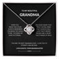 To My Beautiful Grandma - Eternity And Beyond - Love Knot Necklace