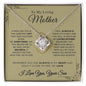 To My Loving Mother - The Sweetest Gift - Love Knot Necklace