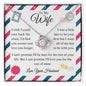 To My Wife - My Last - Love Knot Necklace