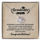 Graduate - Congratulations - Love Knot Necklace