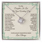 Daughter-In-Law - On Your Wedding Day - Love Knot Necklace