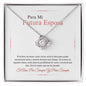 Para Mi Futura Esposa - Lo Mejor Que - Love Knot Necklace