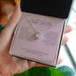 Sister To Be - Thank You - Love Knot Necklace