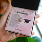To My Granddaughter - My Shining Star - Love Knot Necklace
