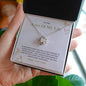 Love Of My Life - Happy Anniversary - Love Knot Necklace