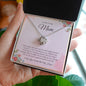 To My Loving Mom - I Owe Everything - Love Knot Necklace
