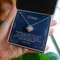 Mother - I Love You - Love Knot Necklace