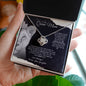 To My Queen Mom - The Sweetest Gift - Love Knot Necklace
