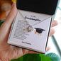 To My Granddaughter - My Shining Star - Love Knot Necklace