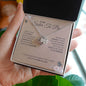 Sister To Be - Thank You - Love Knot Necklace