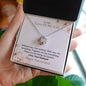 Love Of My Life - Happy Anniversary - Love Knot Necklace