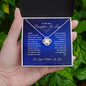 To My Dear Daughter-In-Law - The Best Thing - Love Knot Necklace