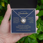 To My Amazing Grandmother - The Best - Love Knot Necklace