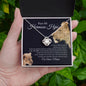 Para Mi Hermosa Hija - Sentir Mi Amor - Love Knot Necklace