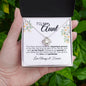 To My Aunt - My Love And Gratitude - Love Knot Necklace