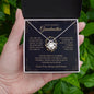 To My Amazing Grandmother - The Best - Love Knot Necklace