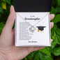 To My Granddaughter - My Shining Star - Love Knot Necklace
