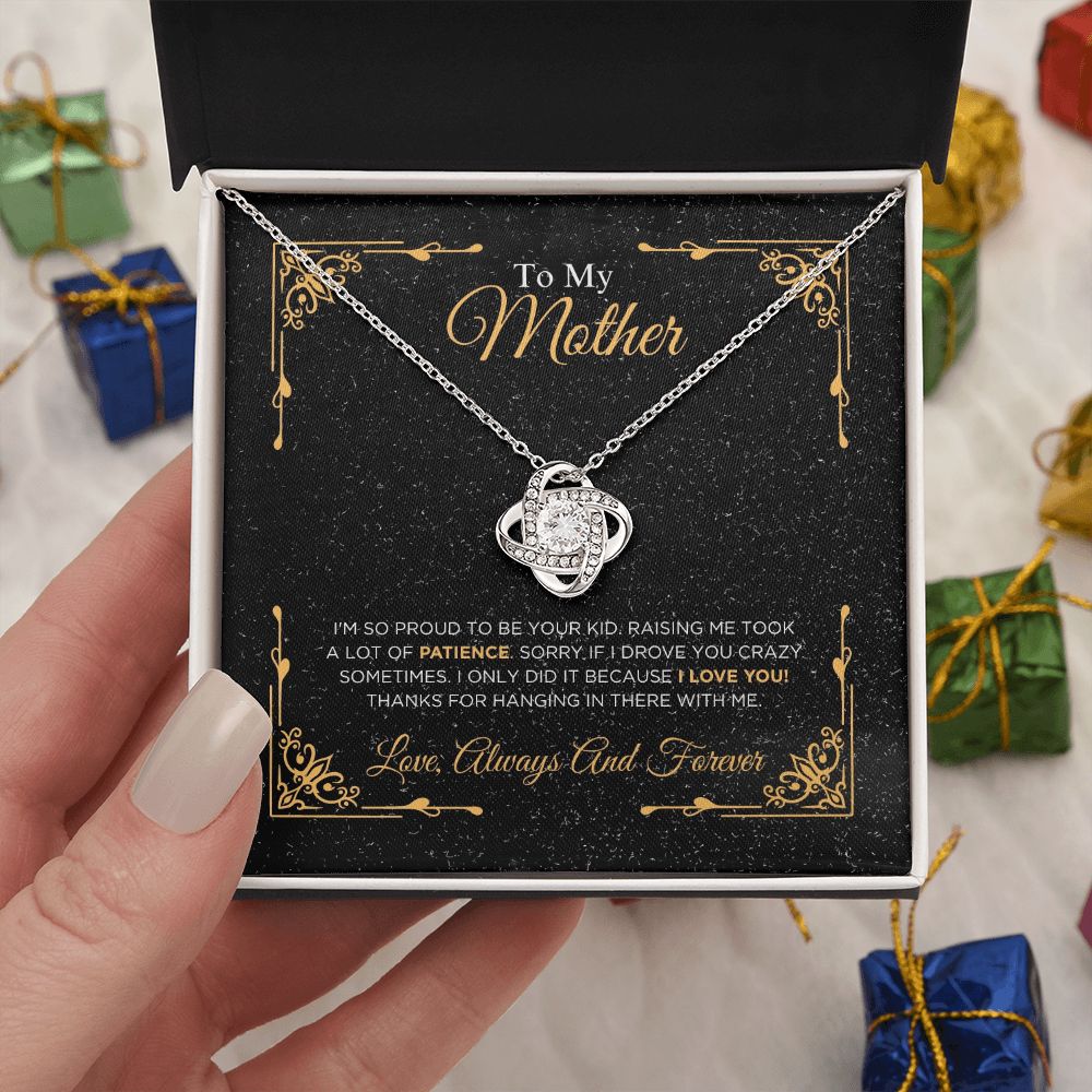 Mom-Love Knot Necklace