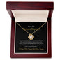 Para Mi Futura Esposa - Lo Mejor Que - Love Knot Necklace