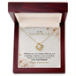 Love Of My Life - Happy Anniversary - Love Knot Necklace