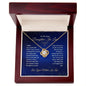 To My Dear Daughter-In-Law - The Best Thing - Love Knot Necklace