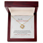 Para Mi Futura Esposa - Lo Mejor Que - Love Knot Necklace