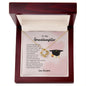 To My Granddaughter - My Shining Star - Love Knot Necklace