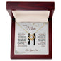 To My Mom - Forever Grateful - Love Knot Necklace