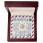 Military Wife - More Love Than Miles - Love Knot Necklace