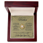 To My Loving Mother - The Sweetest Gift - Love Knot Necklace