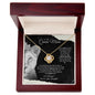To My Queen Mom - The Sweetest Gift - Love Knot Necklace