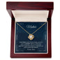 Mother - I Love You - Love Knot Necklace