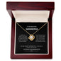 To My Beautiful Grandma - Eternity And Beyond - Love Knot Necklace