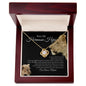 Para Mi Hermosa Hija - Sentir Mi Amor - Love Knot Necklace