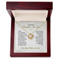 To My Dear Daughter-In-Law - The Best Thing - Love Knot Necklace