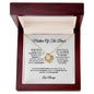 Mother Of The Bride - Thank You - Love Knot Necklace