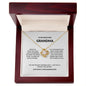 To My Beautiful Grandma - Eternity And Beyond - Love Knot Necklace