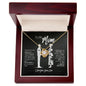 To My Mom - You Are Loved - Love Knot Necklace