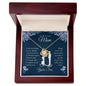 To My Loving Mom - I Owe Everything - Love Knot Necklace