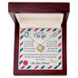 To My Wife - My Last - Love Knot Necklace