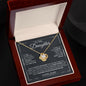 To My Daughter - Remember - Love Knot Necklace