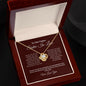 To Our Future Sister-In-Law - The One - Love Knot Necklace