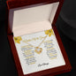 Mother Of The Groom - Thank You - Love Knot Necklace
