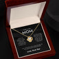 To My Loving Mom - My Caring Mother - Love Knot Necklace