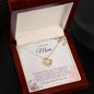 To My Loving Mom - I Owe Everything - Love Knot Necklace