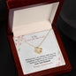Love Of My Life - Happy Anniversary - Love Knot Necklace