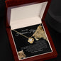 Para Mi Hermosa Hija - Sentir Mi Amor - Love Knot Necklace