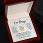 I'm Sorry - Love Knot Necklace