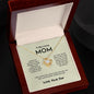 To My Loving Mom - My Caring Mother - Love Knot Necklace